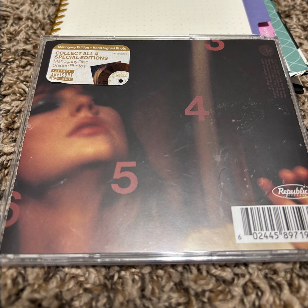 Taylor Swift Midnights CD with Autographed Photo - Picture 2 of 2